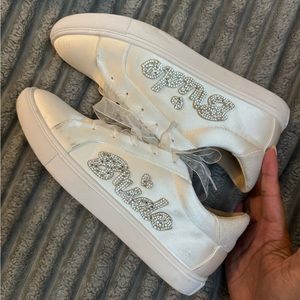 Betsey Johnson bridal sneakers